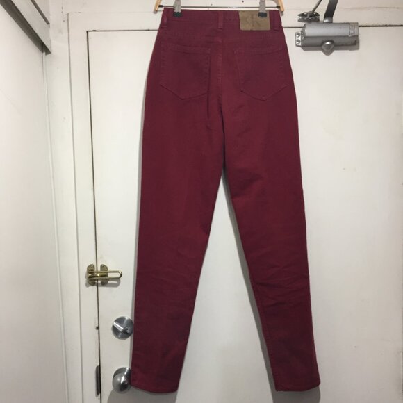 VINTAGE CALVIN KLEIN JEANS HIGH RISE JEANS SIZE 6 - Picture 4 of 12